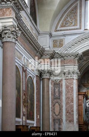 Italien. Rom. Basilika St. Mary der Engel und Märtyrer in den Thermen des Diokletian gebaut. Stockfoto