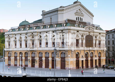 Fassade des Arriaga-Theater in der Stadt Bilbao, Pais Vasco, Spanien, Europa Stockfoto