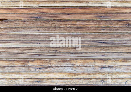 alten verwitterten Holz Wand Hintergrundtextur aus einer Geisterstadt-Gebäude Stockfoto