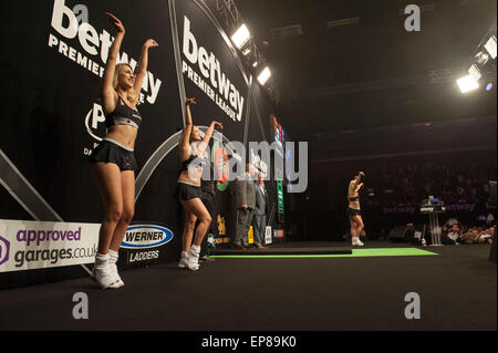 Brighton, UK. 14. Mai 2015. Betway Premier League Darts. Spieltag 15. Gesamtansicht von Betway Stadium in Brighton. Bildnachweis: Aktion Plus Sport/Alamy Live-Nachrichten Stockfoto