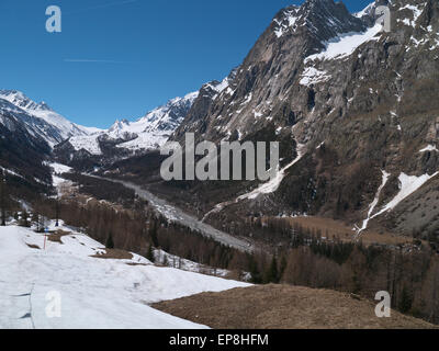 Val Veny, Italienische Alpen Stockfoto