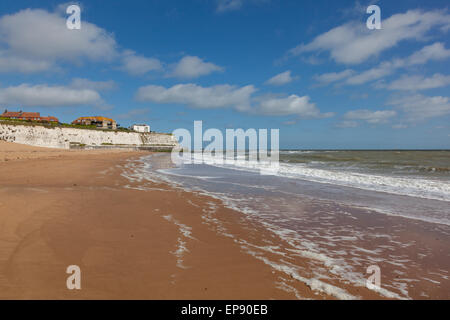 Joss Bay, geschützten einem sandigen Strand in der Nähe von Broadstairs, Kent, England, UK Stockfoto