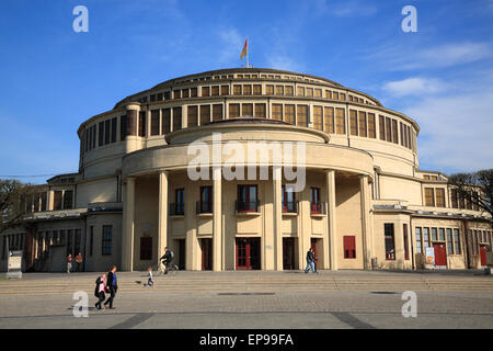 Hala Stulecia, Breslau, Schlesien, Polen, Europa Stockfoto