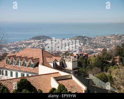 Die Aussicht vom Monte, Funchal, Madeira, Portugal Stockfoto