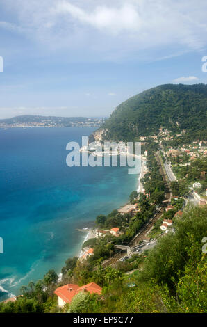 Eze Sur Mer, Côte d ' Azur, Frankreich Stockfoto