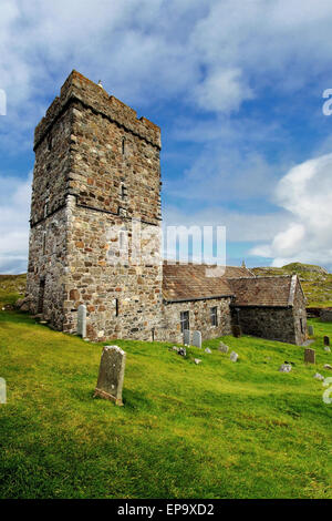 St. Clemens Kirche am Rodel auf Isle of Harris in den äußeren Hebriden Stockfoto