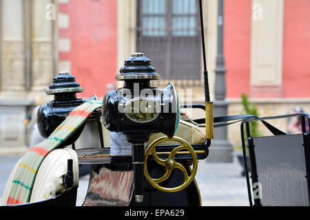 Vistas de Sevilla. Coche de Caballos de Sevilla Feria de Abril Stockfoto