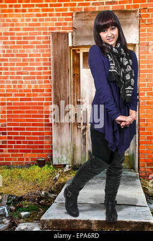 Schöne spanische Frau Stockfoto