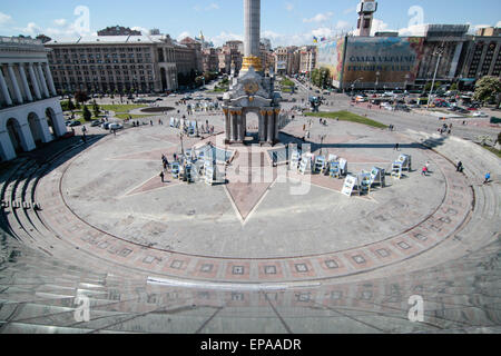 Kiew, Ukraine. 15. Mai 2015. Unabhängigkeitsplatz © Nazar Furyk/ZUMA Wire/ZUMAPRESS.com/Alamy Live-Nachrichten Stockfoto