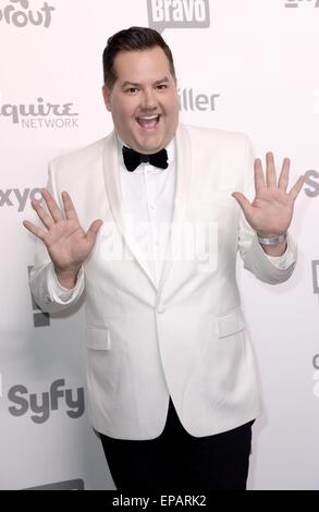 Ross Mathews im Ankunftsbereich für 2015 NBC Universal Kabel Unterhaltung Upfront, Jacob K. Javits Convention Center, New York, NY-14. Mai 2015. Foto von: Kristin Callahan/Everett Collection Stockfoto