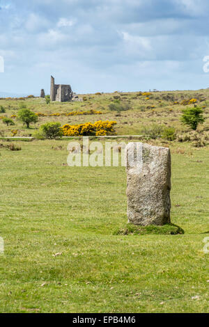 Hurlers Steinkreis in Cornwall England uk Bodmin Moor Stockfoto