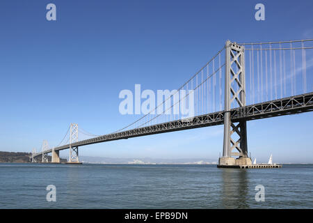Oakland Bay Bridge in San Francisco Stockfoto