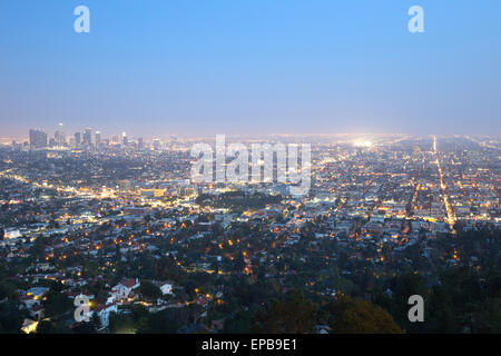 Los Angeles-Panorama Stockfoto