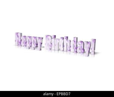 die am besten alles Gute zum Geburtstag Stockfoto