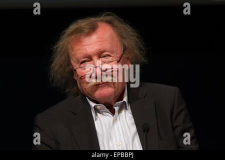 Turin, Italien, 15. Mai 2015. Deutscher Philosoph Peter Sloterdijk ist Gast der Buchmesse Turin. Stockfoto