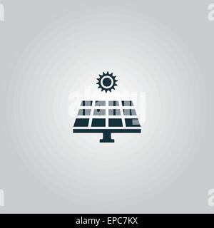 Solarenergie-panel Stock Vektor