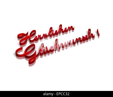 die am besten alles Gute zum Geburtstag Stockfoto