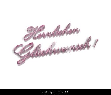 die am besten alles Gute zum Geburtstag Stockfoto