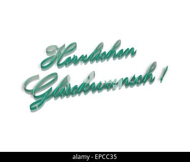 die am besten alles Gute zum Geburtstag Stockfoto