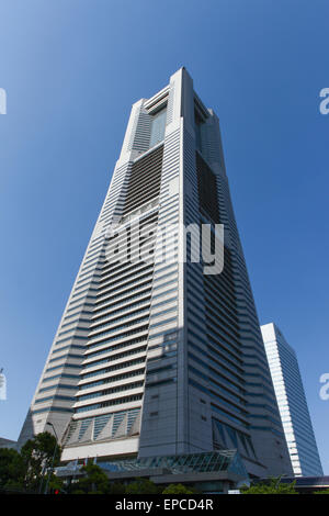 Landmark Tower in Yokohama, bekannt als höchste Gebäude Japans. Stockfoto