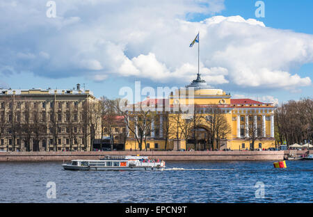 Admiralität Gebäude, Sankt Petersburg, Russland Stockfoto