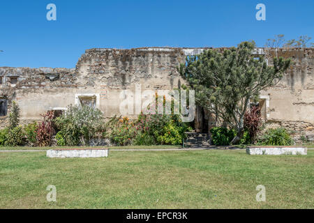 Ruinas de San Jeronimo oder Ruinen der Kirche San Jeronimo und der Schule in Antigua Guatemala Stockfoto