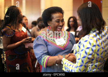 Sao Paulo, Brasilien. 16. Mai 2015. Teilnahme die letzten Tage-Sitzung des 25. Global Summit of Women in Sao Paulo, Brasilien, am 16. Mai 2015. Mehr als 1.000 weibliche Delegierte aus allen 60 Ländern und Regionen nahmen an der dreitägigen Gipfel. © Rahel Patras/Xinhua/Alamy Live-Nachrichten Stockfoto