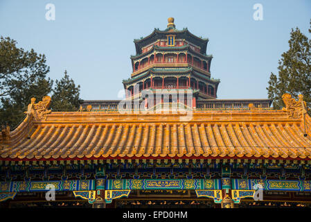 kaiserlichen Sommerpalast in Peking Stockfoto