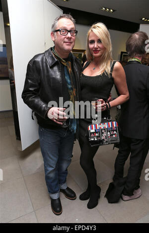 Born Free 30. Jahrestag Fundraising Auktion am Clarendon bildende Kunst, Dover Street mit: Vic Reeves, Nancy Sorrell Where: London, Vereinigtes Königreich bei: Kredit-11. November 2014: Phil Lewis/WENN.com Stockfoto