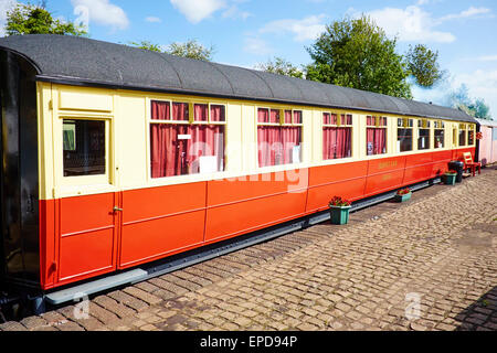 1930 Gresley Buffet coachen Rushden Railway Station Northamptonshire UK Stockfoto