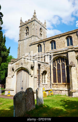 St. Maria Magdalena Pfarrkirche, Kirche Straße Brampton Cambridgeshire UK Stockfoto