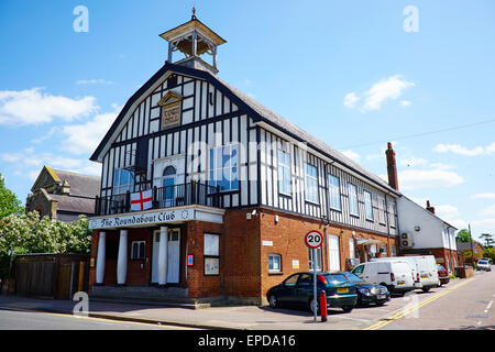 Ehemaliges Rathaus jetzt Kreisverkehr Club Veranstaltungsort In Sandy Bedfordshire UK Stockfoto