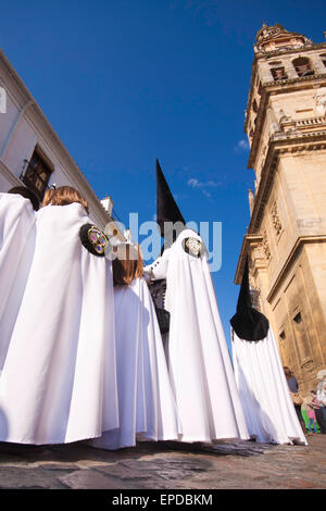 Semana Santa (Karwoche) in Córdoba, Spanien. Stockfoto