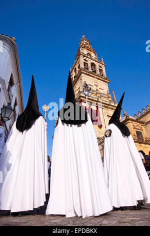 Semana Santa (Karwoche) in Córdoba, Spanien. Stockfoto