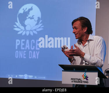 Jeremy Gilley, Gründer von Peace One Day befasst sich mit Delegierten beim Festival von Marketing-Featuring: Jeremy Gilley Where: London, Vereinigtes Königreich bei: 12. November 2014 Credit: WENN.com Stockfoto