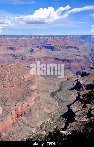 Ansicht von Grand Canyon Village am Südrand des Grand Canyon Stockfoto