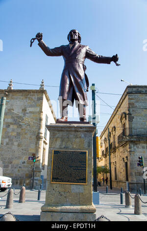 Vater Miguel Hidalgo, der Plaza De La Liberacion, Liberacion Square, Guadalajara, Jalisco, Mexiko Stockfoto