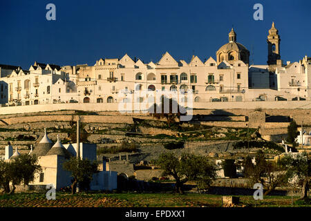 Italien, Apulien, Locorotondo Stockfoto