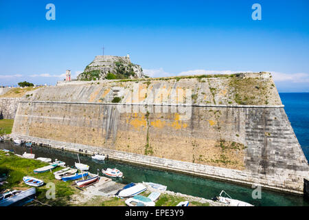 neue Festung Korfu Stockfoto