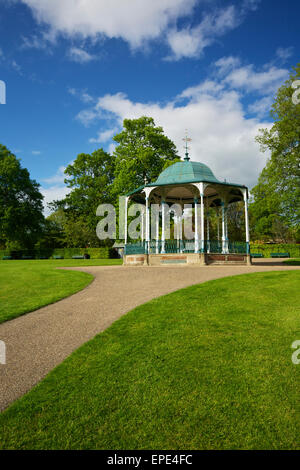 Der Musikpavillon im Steinbruch Park Shrewsbury Shropshire West Midlands England UK Stockfoto