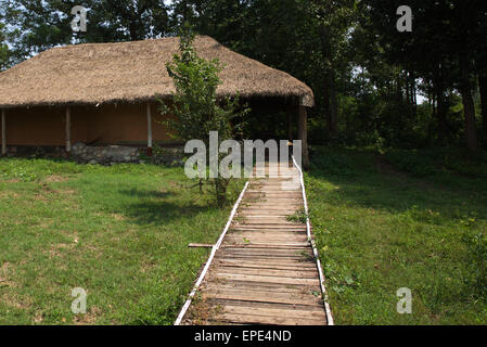 der Bison Resort, Kabini, Karnadaka, Stockfoto