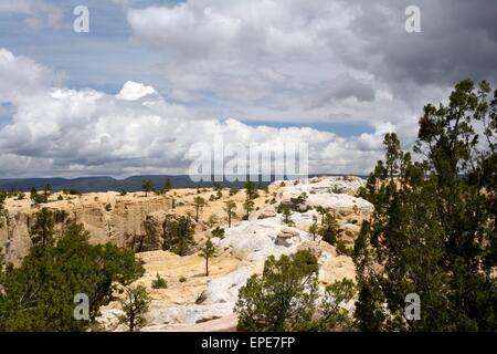 Malerische Aussicht über Mesa an El Morro National Monument New Mexico - USA Stockfoto