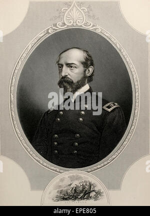 General George Gordon Meade, Anschluß-Armee, USA Bürgerkrieg Stockfoto