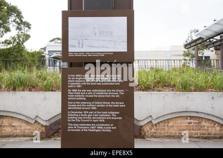 Paddington Reservoir Gardens in Sydney, Australien. Stockfoto