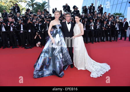 Schauspielerin Rooney Mara, Regisseur Todd Haynes und Schauspielerin Cate Blanchett / Teilnahme an der Red Carpet Premiere Carol / 68. Cannes Film Festival/Festival de Cannes 2015/17.05.2015/picture Allianz Stockfoto