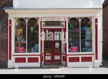 traditionelle Konditorei in Wainfleet, Lincolnshire, England, UK Stockfoto