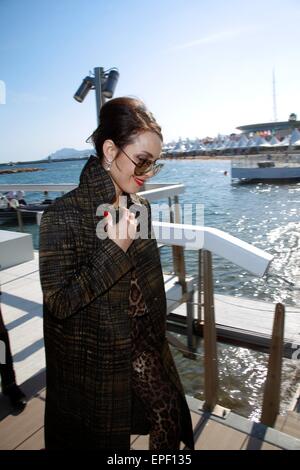 Schauspielerin Noomi Rapace besucht den Fototermin der Callas während der 68. Annual Cannes Film Festival im Palais des Festivals in Cannes, Frankreich, am 17. Mai 2015. Foto: Hubert Boesl/Dpa - NO-Draht-Dienst- Stockfoto