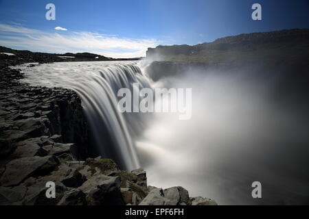 Dettifoss Icland Vatnaj├╢kull Nationalpark Stockfoto