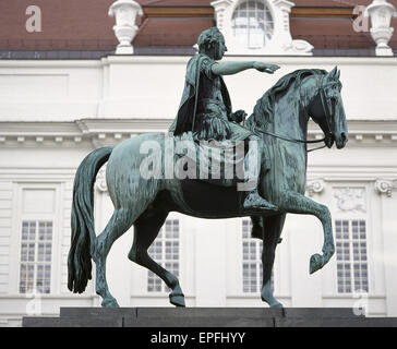 Joseph II. (1741-1790). Kaiser des Heiligen Römischen Reiches. Statue des Bildhauers Franz Anton Zauner (1746-1822). Wien. Stockfoto