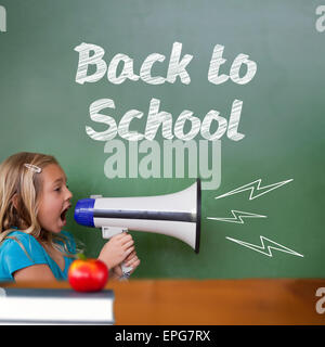 Zusammengesetztes Bild von Back to School-Nachricht Stockfoto